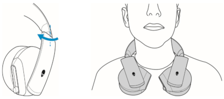 Alienware Gaming Headset AW310H Adjust the Earcups