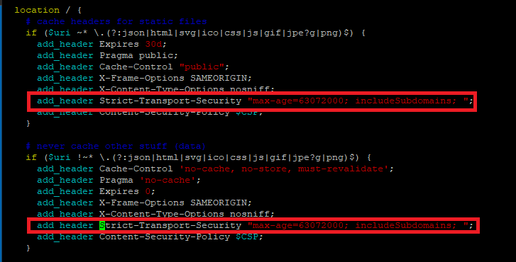Secciones que muestran la edad máxima