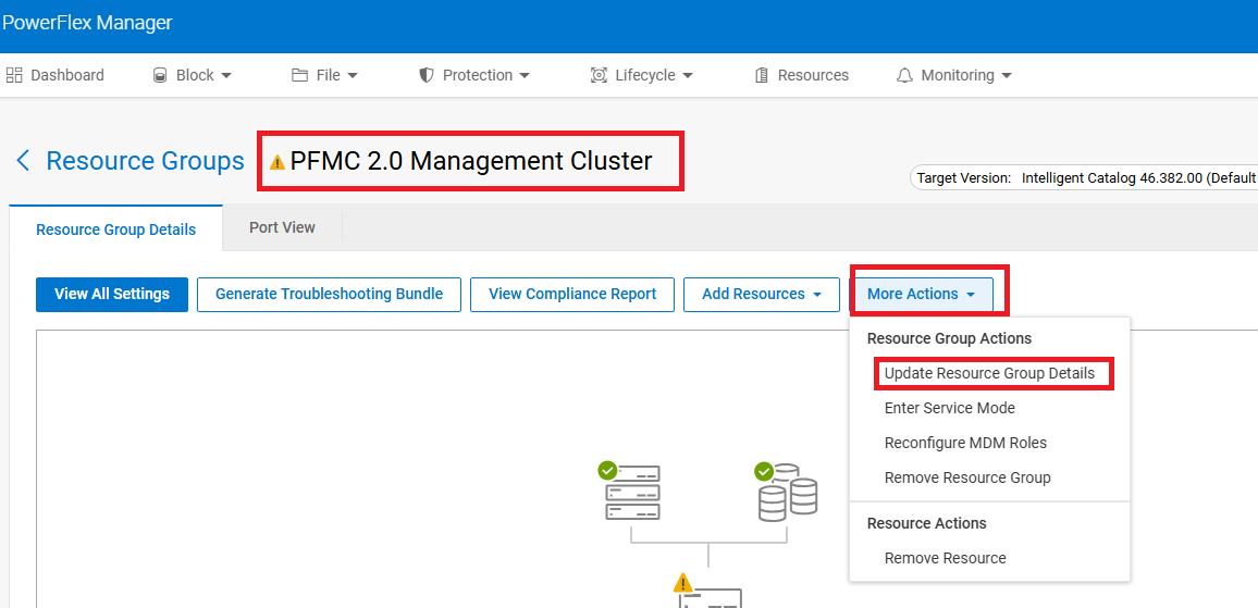 更新资源组详细信息&nbsp;