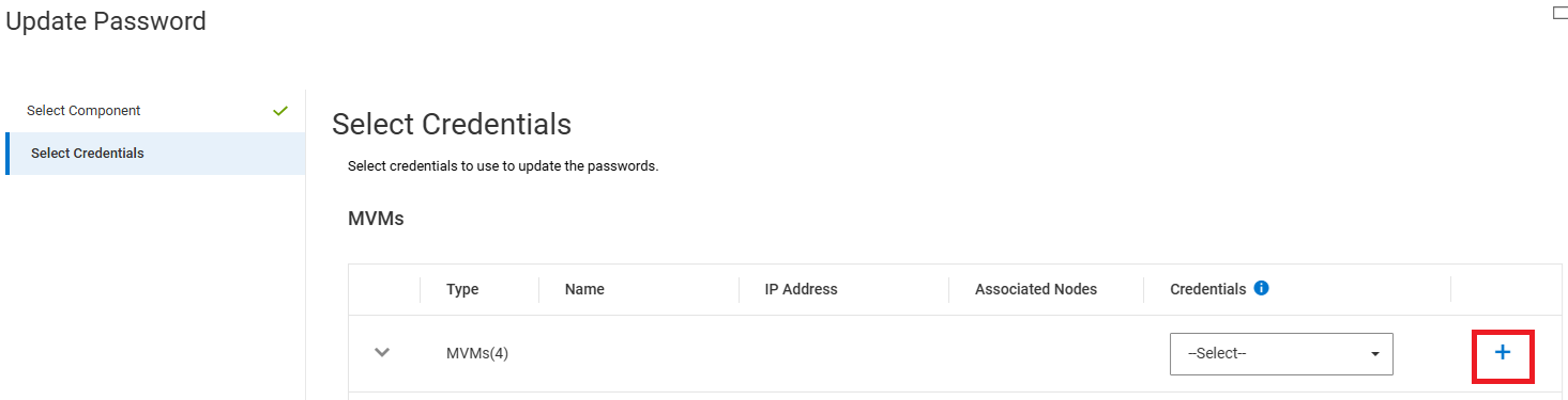 Alternativ können Sie die Schritte zum Erstellen neuer Ressourcenanmeldeinformationen über das +-Zeichen anstelle der Schritte 1 bis 3 starten&nbsp;