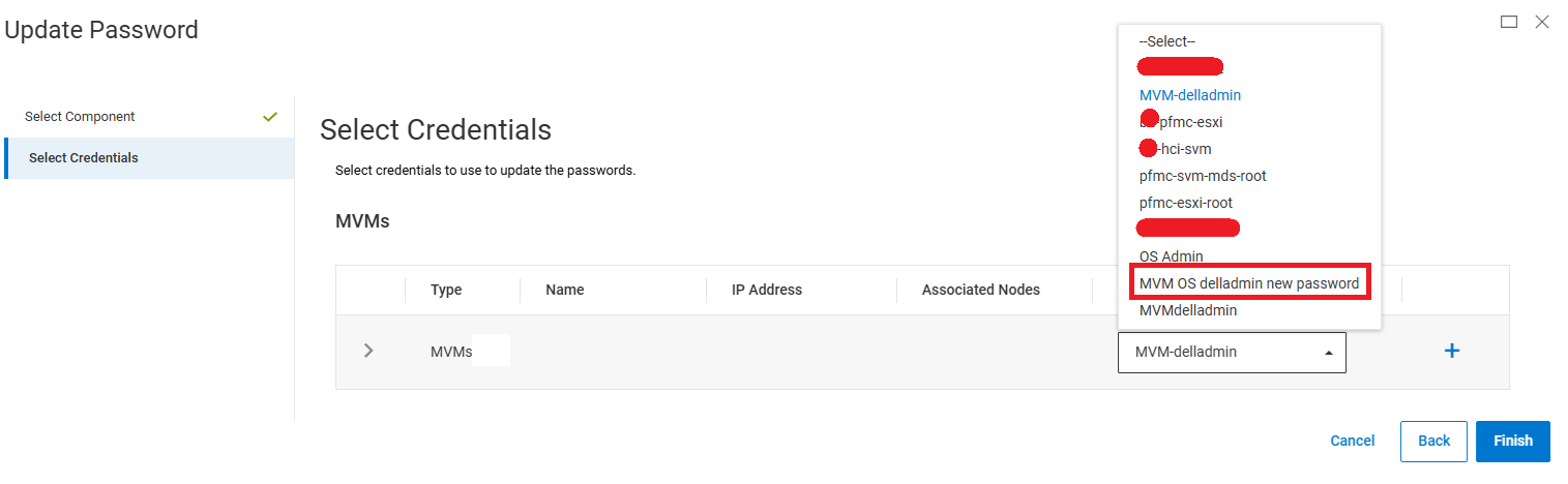 Choisir les informations d’identification de la ressource que vous avez créées à l’étape 3