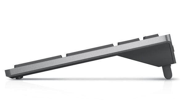 Vue latérale droite du clavier compact Dell Pro Plus KB740