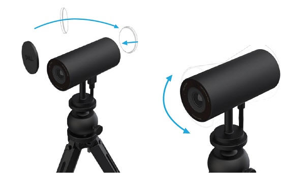 Privacykap verwijderen en webcam positioneren