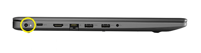 Vostro 3400 電源指示燈