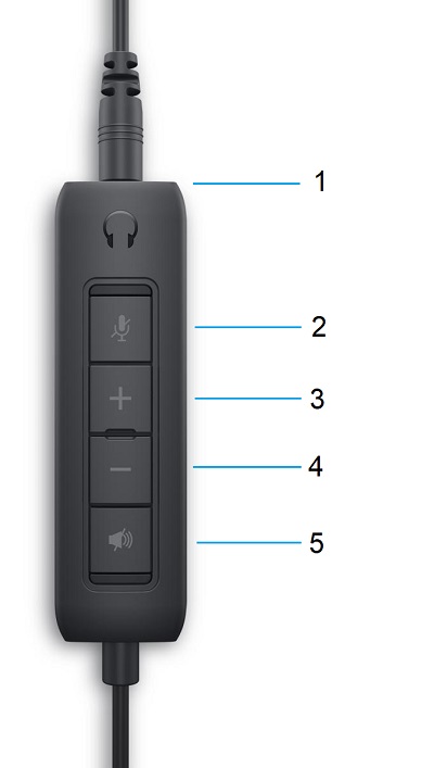 WH1022 Headset Controls