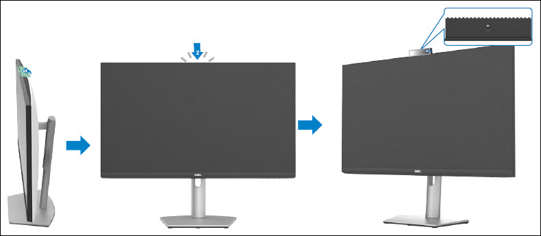 Webcam integrada Dell S2422HZ