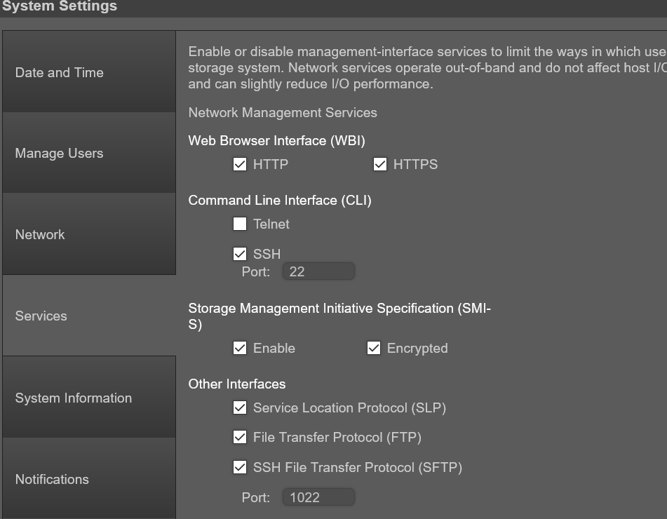 Die Abbildung zeigt die PVM-GUI-Seite mit Einstellungen