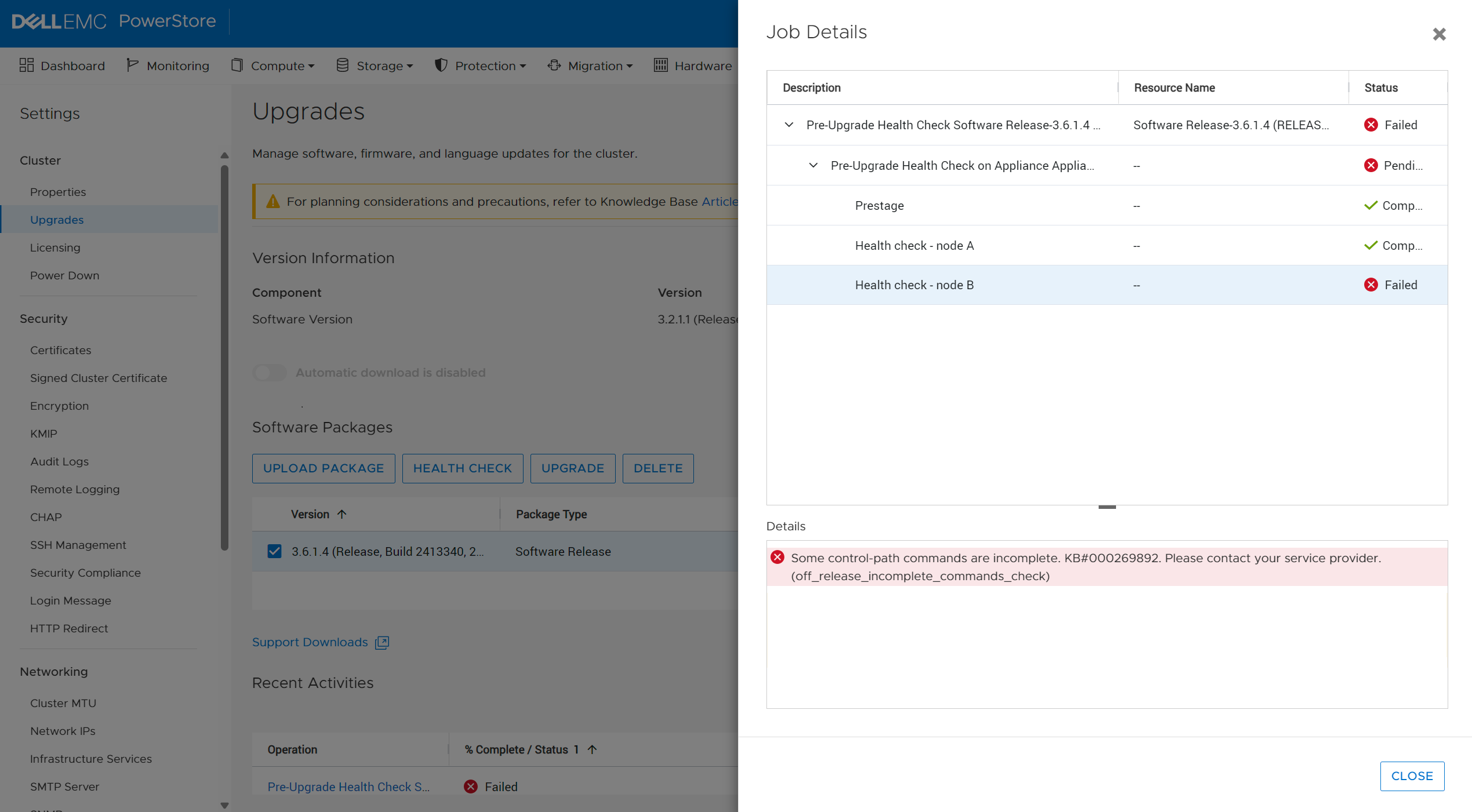 off_release_incomplete_commands_check Kontrola PUHC nie powiodła się