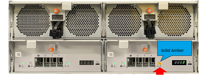 圖中顯示 DS600 分層架後方