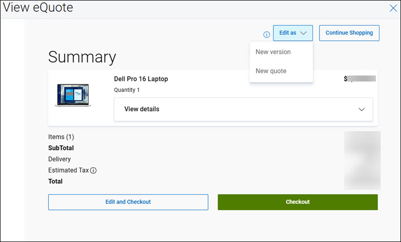 Save as a new version