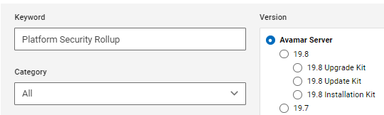 Búsqueda por palabra clave para Platform Security Rollup