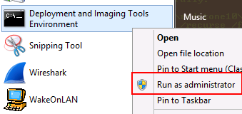 run as admin