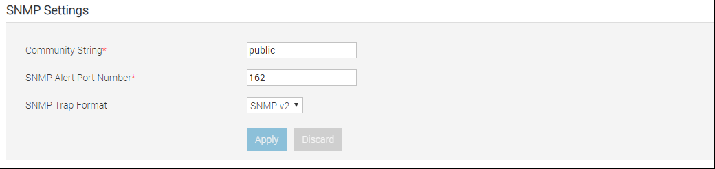 IDRAC9 Web 介面的 SNMP 設定