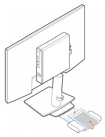 Wrapping the AC adapter