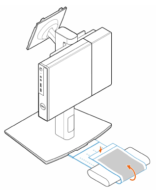 Wrapping the AC adapter