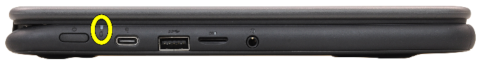 Chromebook 3400: kontrolka LED stavu baterie