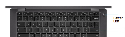 Kontrolky LED napájení/diagnostiky notebooku Chromebook 5400