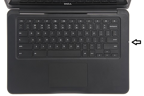 Chromebook 13 3380のバッテリー ステータスLED