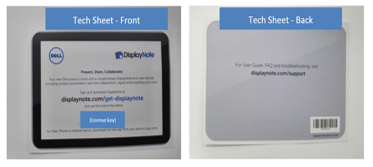 Ficha técnica do DisplayNote