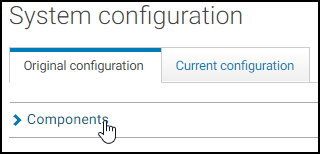 Dell.com Support, Configuration système, Composants