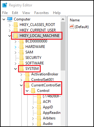 Windows Kayıt Defteri Düzenleyicisi HKEY_LOCAL_MACHINE