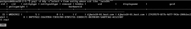psql -d <database> -c