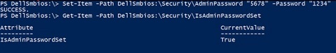 PS AdminPassword (modifica della password)