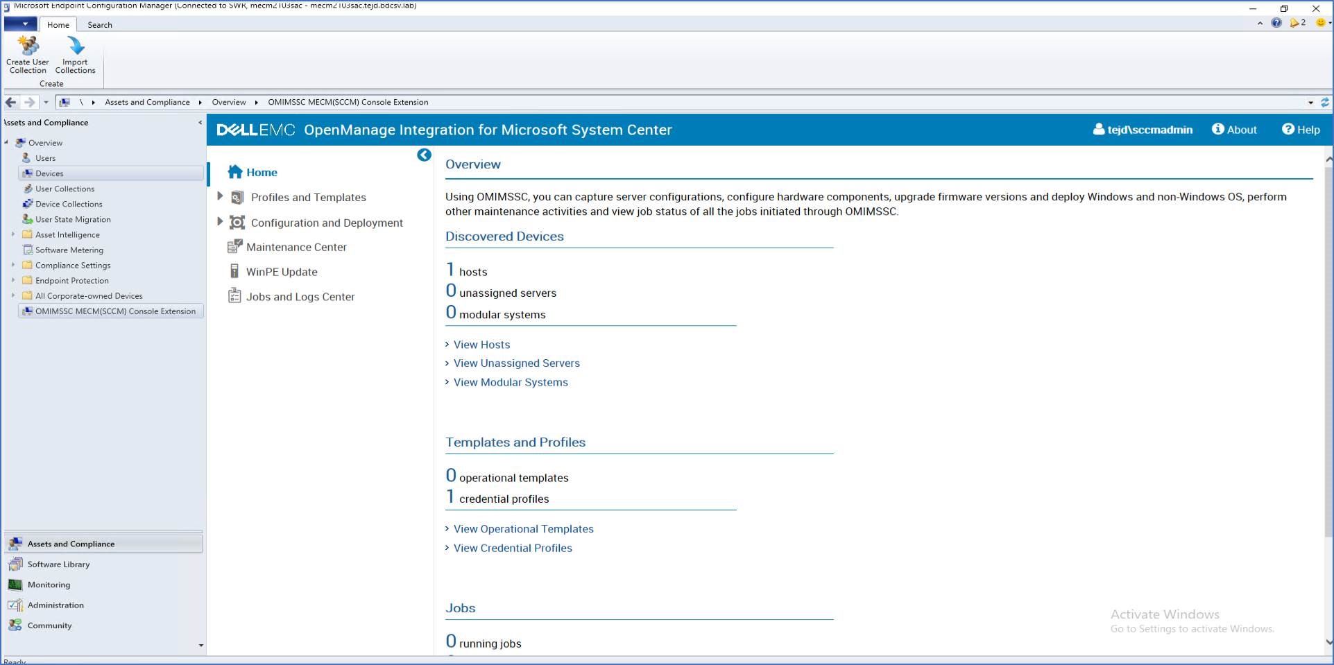 Microsoft System Center ile Dell EMC OpenManage Integration