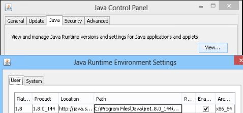 Oracle JRE Version