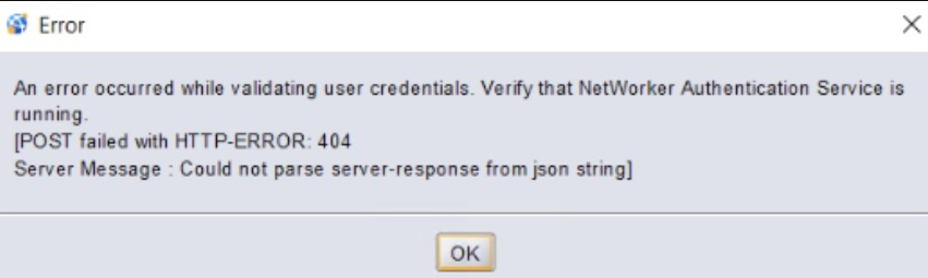 Make sure that the server is running