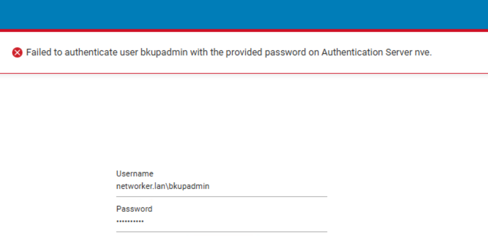 NWUI failure