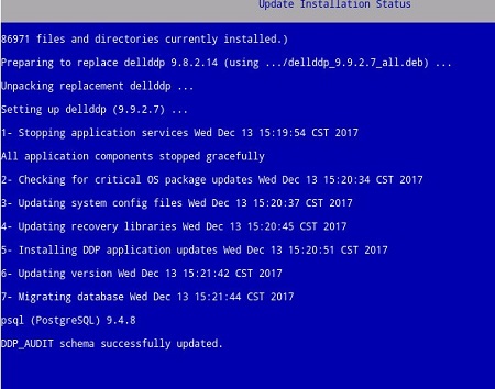 Installation af opdateringen