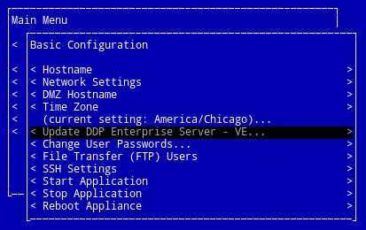 DDP Enterprise Server - VE bijwerken