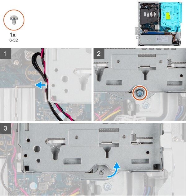 Optiplex_3080_SFF_HDDODD-Drive-Cage