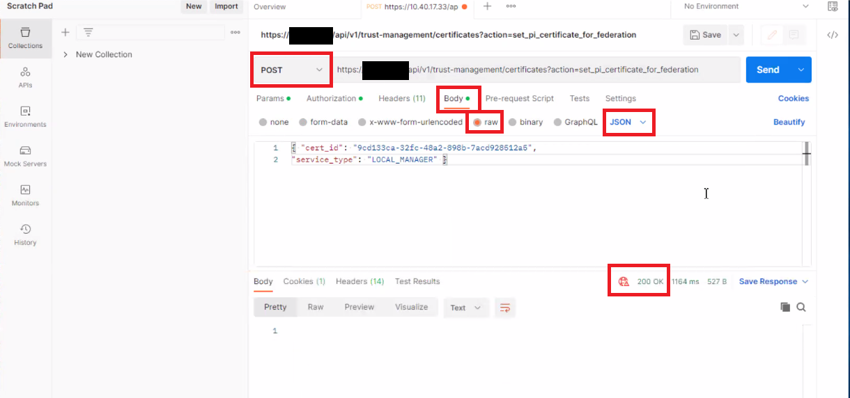 Indtast URL-adresse for enhver NSX Manager i en specifik Local Manager-klynge
