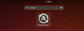 Ubuntu-haku, ohjelmiston päivittäjä