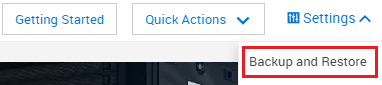 Backup do PowerFlex Manager