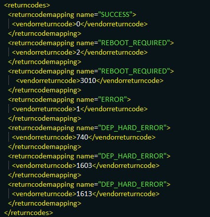 MUP.xml Коди помилок