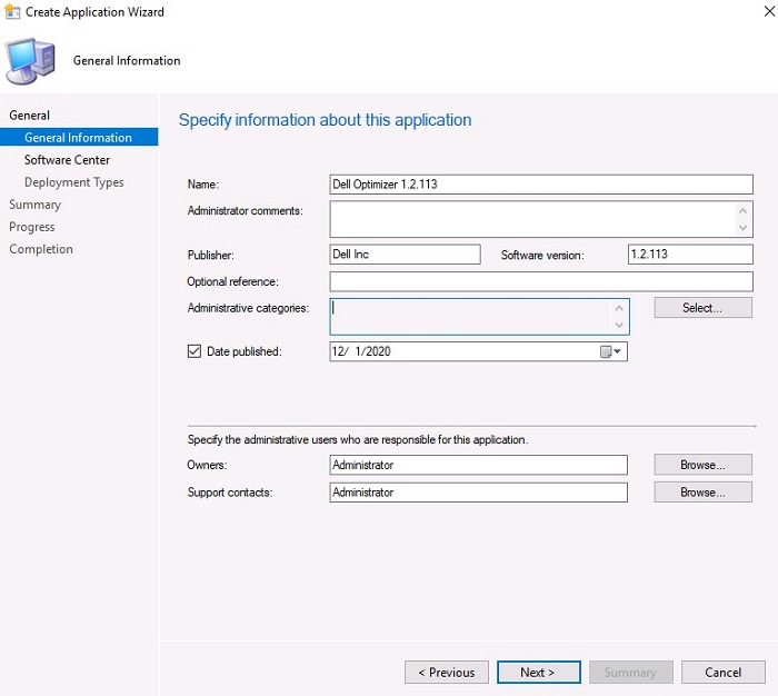 ConfigMGR Console - Створення Майстра Додатків