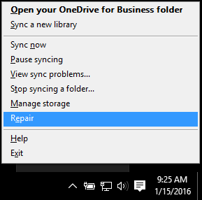onedrive-företag-reparation