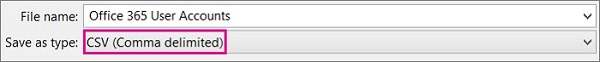 CSV 01 erstellen