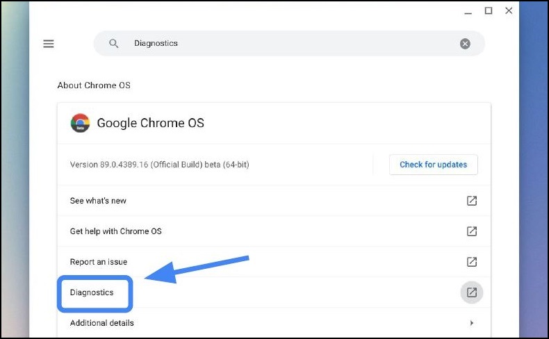 Chrome OS Search Results