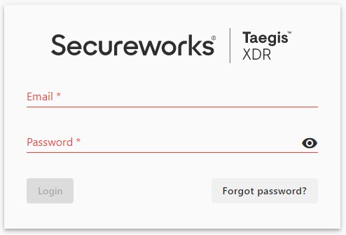 Forgot Password button