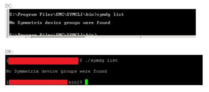 symdg 清單的螢幕擷取畫面，未顯示任何群組