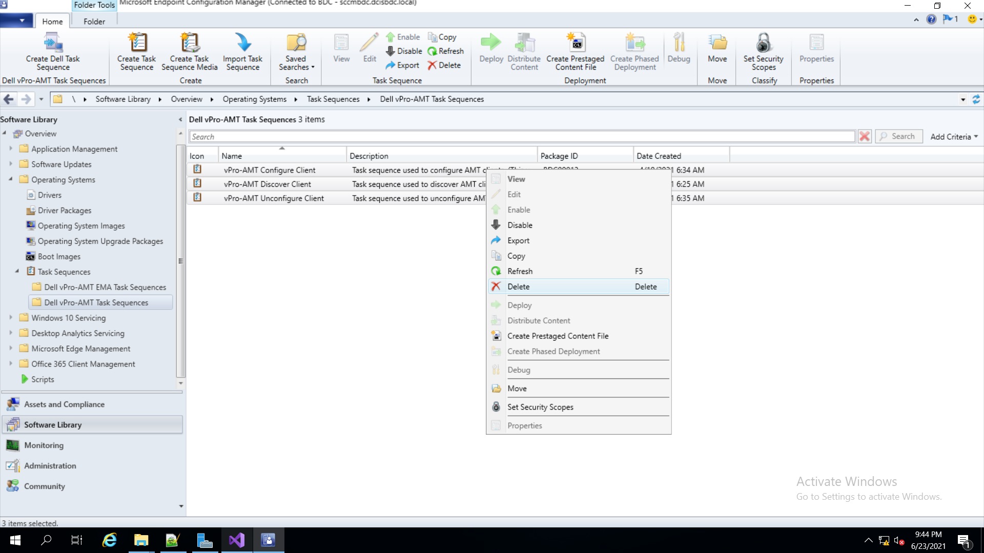 vPro-AMT Tasks