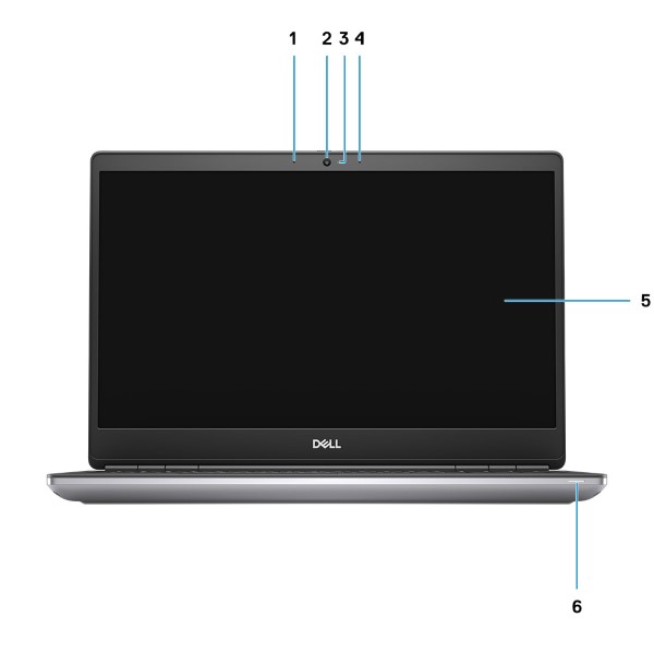Set forfra med RGB-kamera