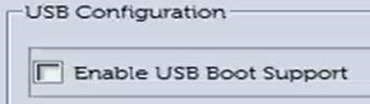 启用 USB 启动支持