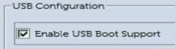 啟用 USB 開機支援