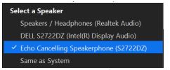 Dell S2422HZおよびS2722DZモニターのOSDボリューム インジケーターが