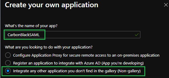 Create your own application